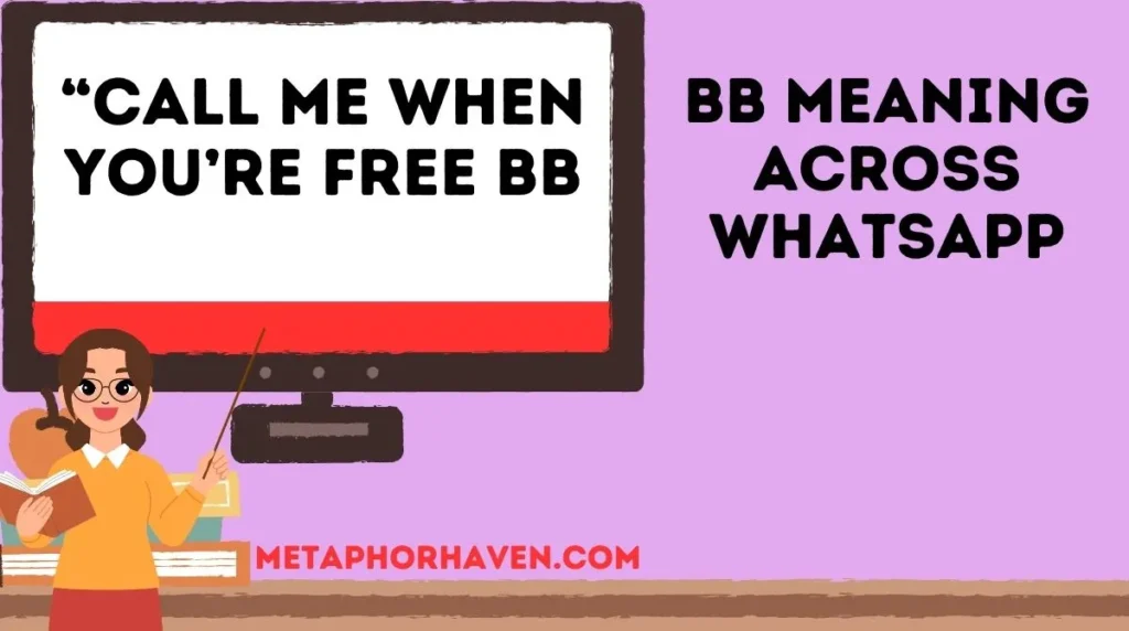 BB Meaning Across WhatsApp,