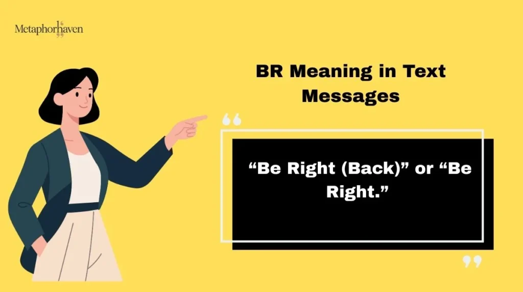 BR Meaning in Text Messages