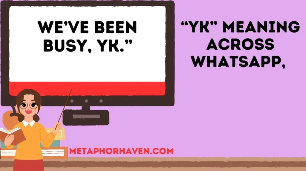 “yk” Meaning Across WhatsApp, 
