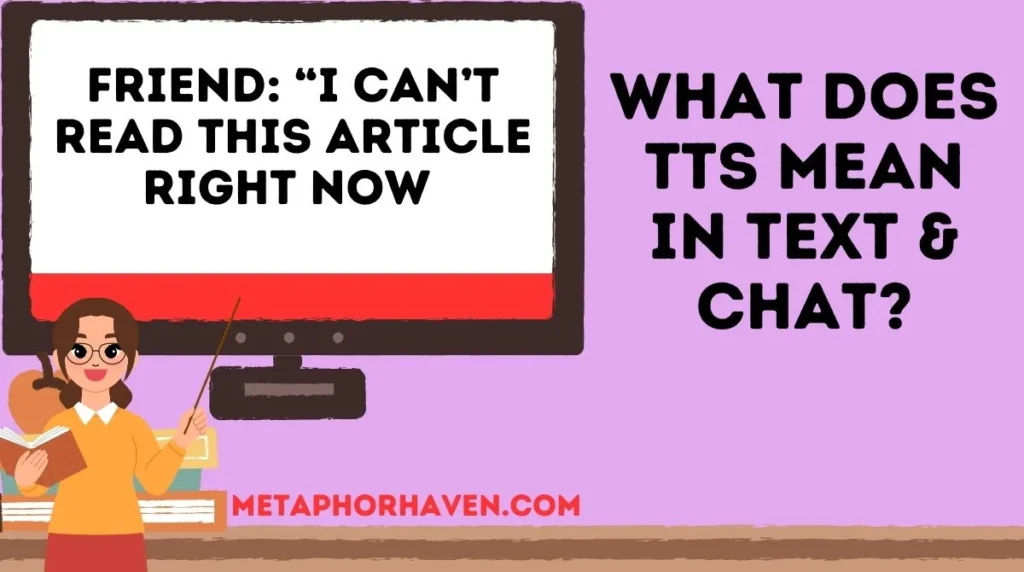 What Does TTS Mean in Text & Chat?