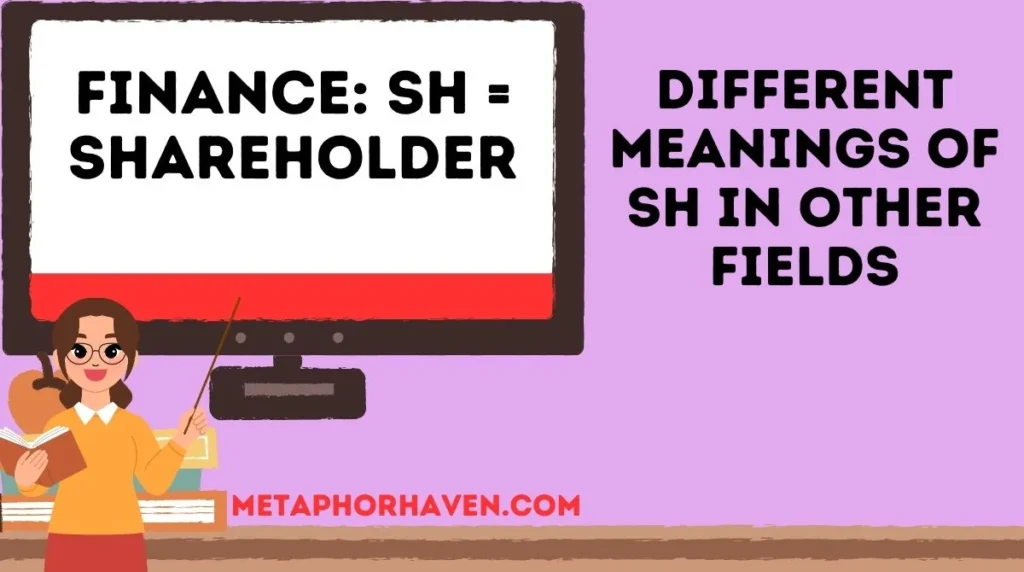 Different Meanings of SH in Other Fields