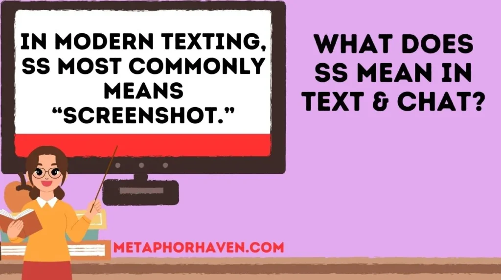 What Does SS Mean in Text & Chat?