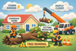 Read more about the article Why Fast-Response Emergency Tree Removal Is Essential for Jacksonville, FL Homeowners