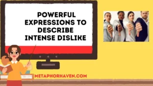 Read more about the article Metaphors for Hate: Powerful Expressions to Describe Intense Dislike