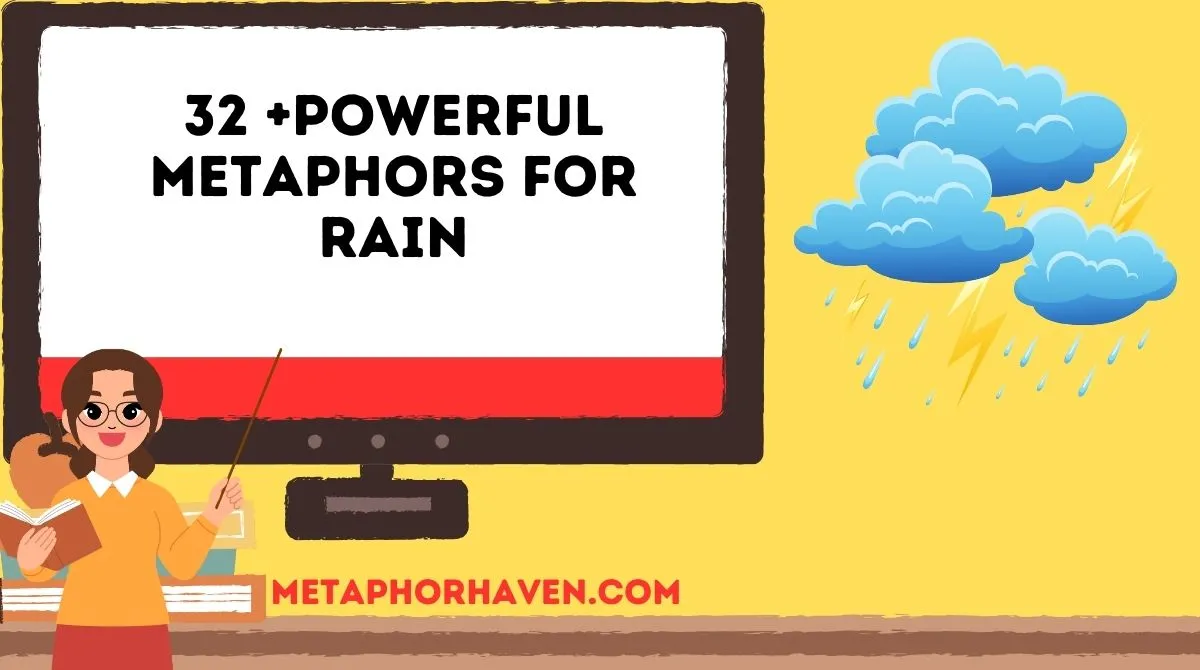 Read more about the article 32 +Powerful Metaphors for Rain (With Meanings & Examples)