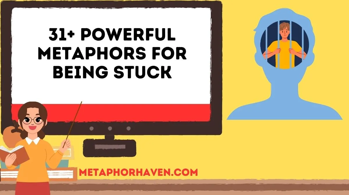Read more about the article 17+ Powerful Metaphors for Being Stuck (With Examples & Meanings)