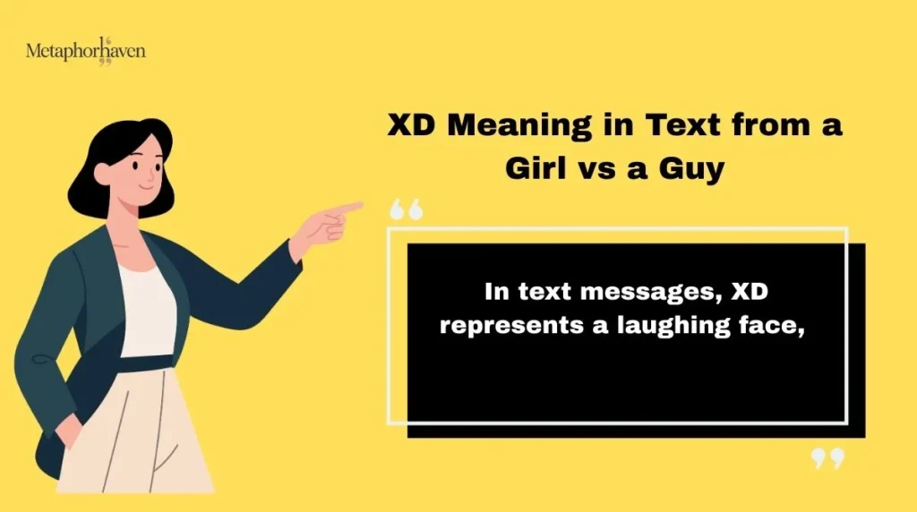 XD Meaning in Text from a Girl vs a Guy