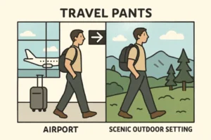 Read more about the article From Airport to Outdoors: How Travel Pants Adapt to Every Situation