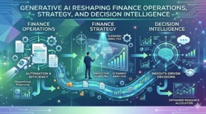 Read more about the article Generative AI Reshaping Finance Operations, Strategy, And Decision Intelligence
