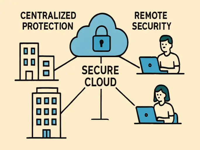 Securing Corporate Networks with Cloud-Delivered Services