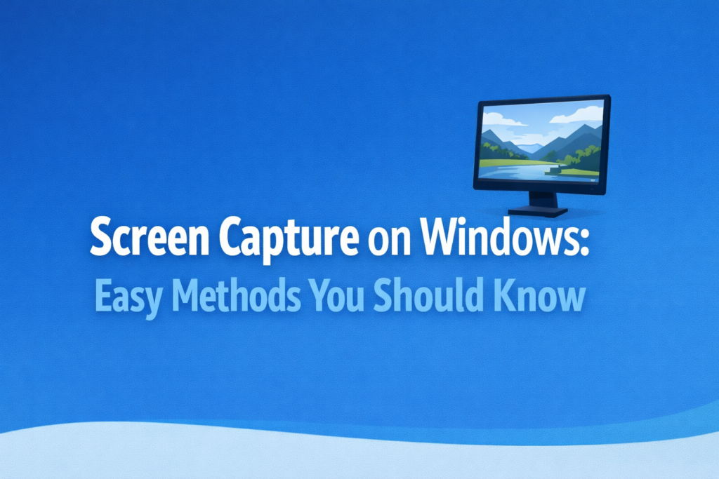 Screen Capture on Windows: Easy Methods You Should Know