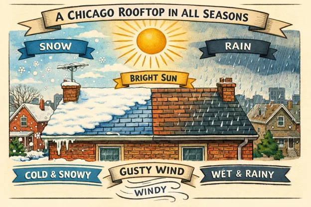 How Chicago’s Weather Impacts Roof Longevity
