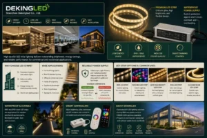 Read more about the article How a Trusted LED Lighting Manufacturer China Supports Global Lighting Businesses