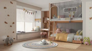 Read more about the article How Should You Choose Curtains, Rugs and Soft Furnishings for a Shared Children’s Room?
