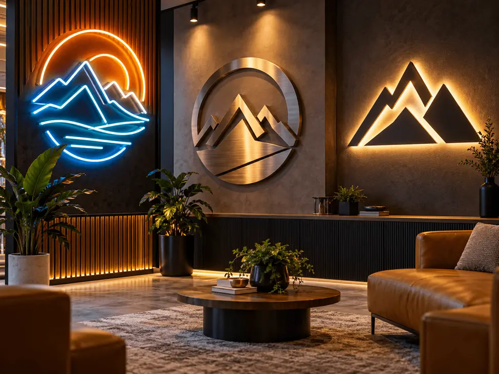 Custom Neon Signs, Metal Signs, and Backlit Signs: Choosing the Right Look for Your Brand